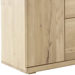 Wohnen Esszimmerschränke|Highboards*Highboard Vitrine aus hellem Asteiche Massivholz - Losiamos