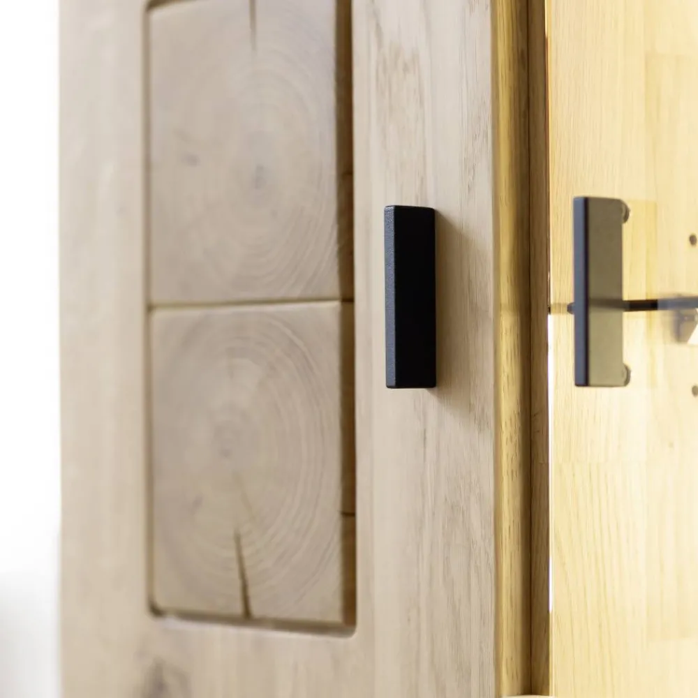 Wohnen Esszimmerschränke|Highboards*Highboard Vitrine aus hellem Asteiche Massivholz - Losiamos