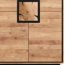 Wohnen Esszimmer-Vitrinen*Highboard Vitrine aus Wildeiche Massivholz - Shipper