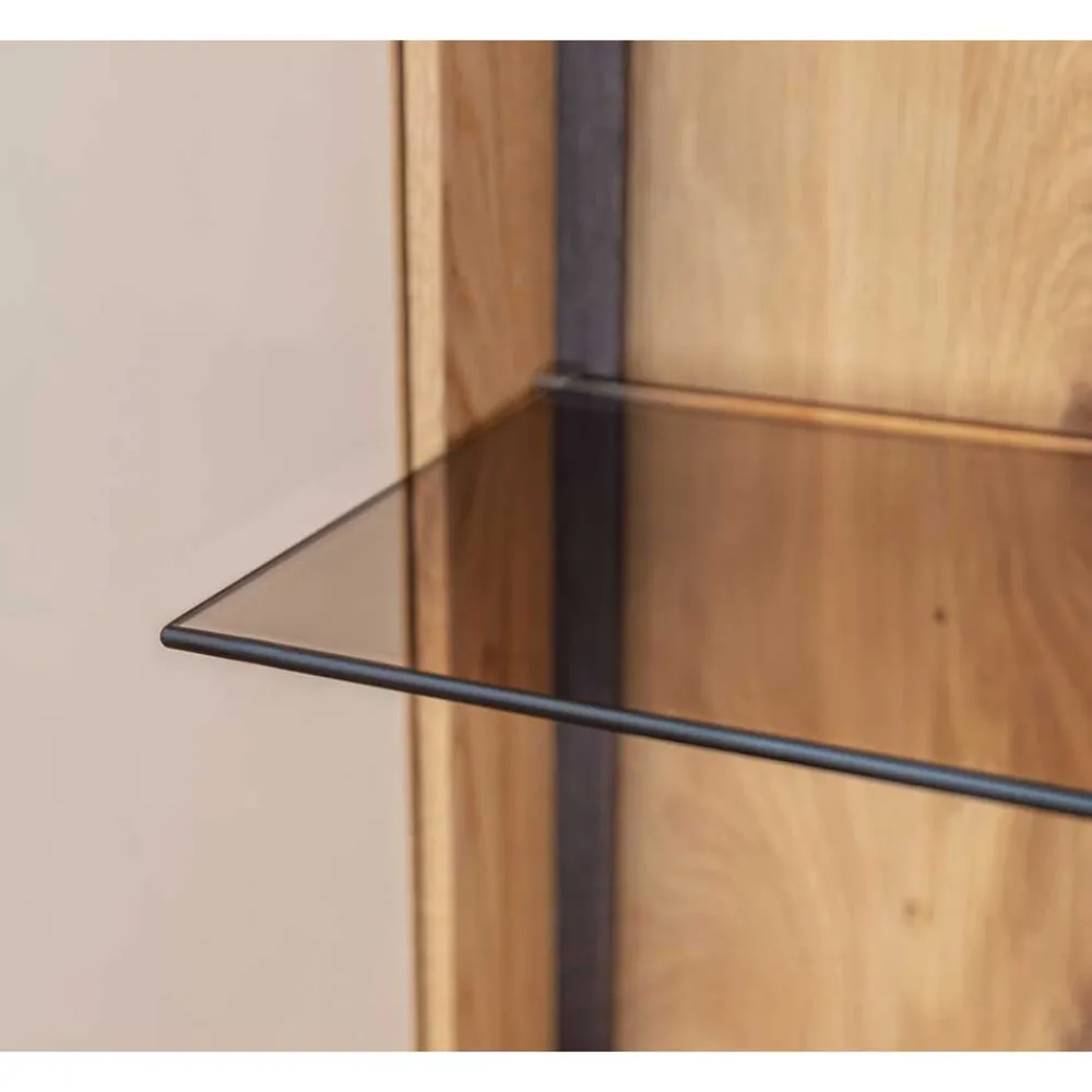 Wohnen Vitrinen|Wohnzimmer-Vitrinen*Highboard Vitrine mit LED Beleuchtung - Cocondar