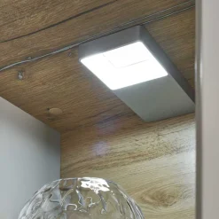 Wohnen Wohnzimmer Komplett*Highboard Vitrinen Set in Hellgrau - Lioscas (zweiteilig)