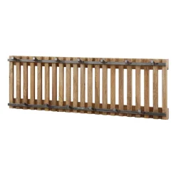 Wohnen Garderoben|Garderoben*Hängegarderobe in Mangoholz Sandfarben - Imparacta