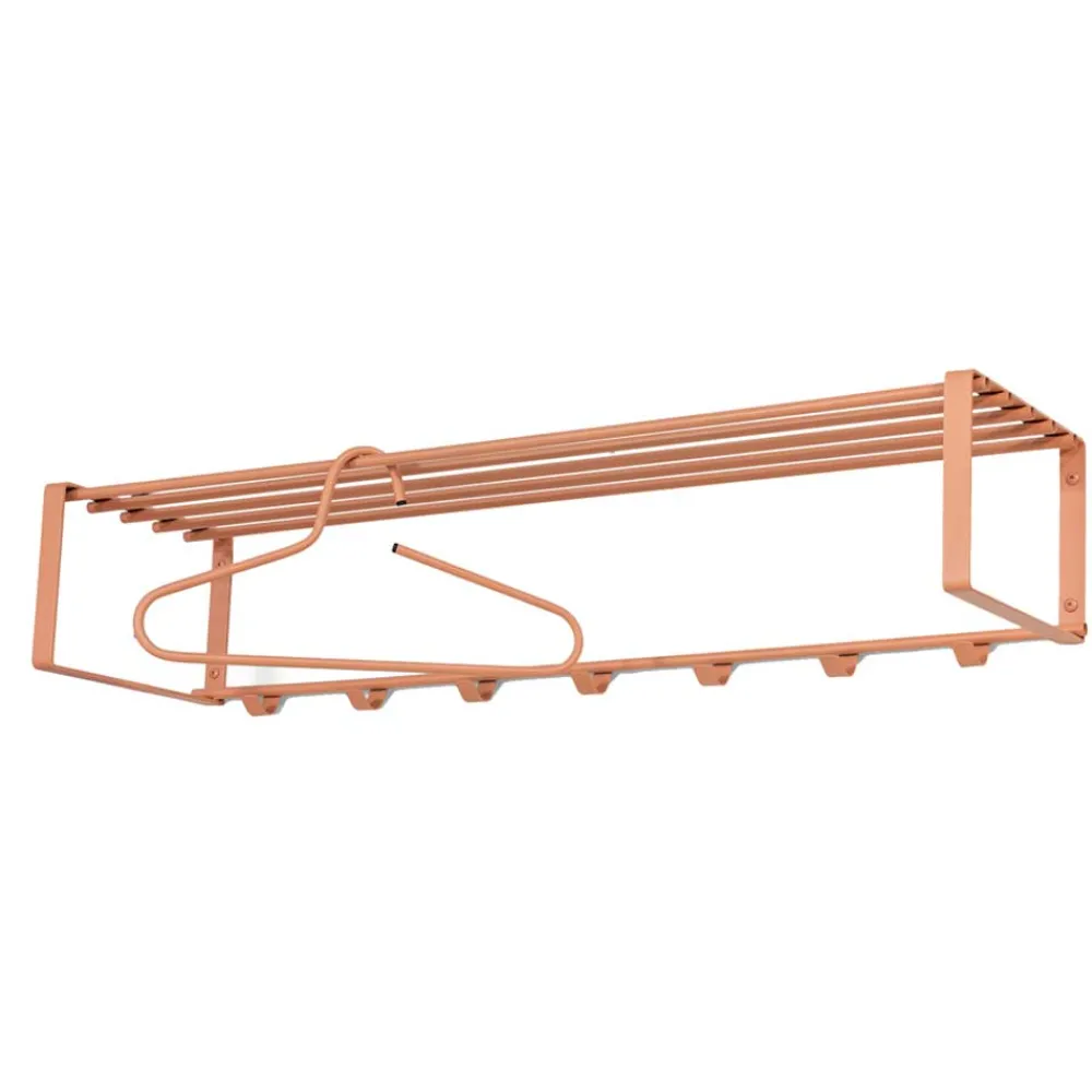 Wohnen Bürogarderoben*Hänge-Garderobe in Terracotta - Satroni