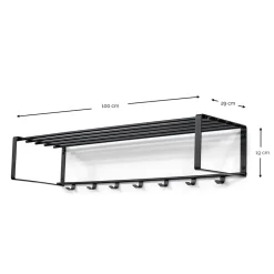 Wohnen Bürogarderoben*Hänge-Garderobe in Terracotta - Satroni