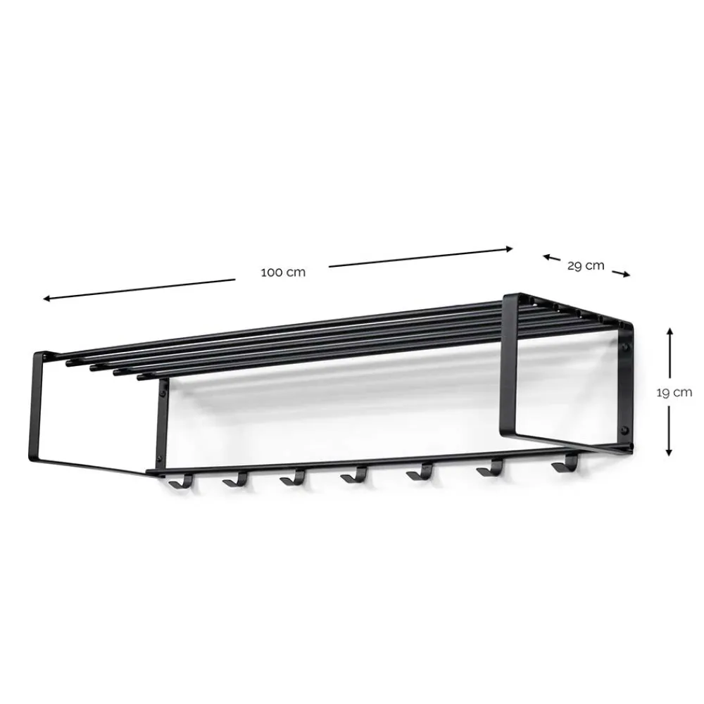 Wohnen Bürogarderoben*Hänge-Garderobe in Terracotta - Satroni