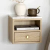 Wohnen Skandinavische Möbel|Sideboards & Kommoden*Hänge-Nachtkommode in Eiche White Wash - Loppa