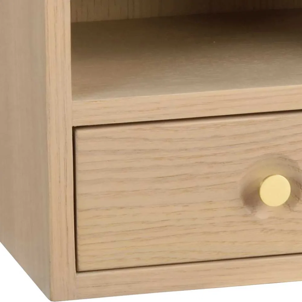 Wohnen Skandinavische Möbel|Sideboards & Kommoden*Hänge-Nachtkommode in Eiche White Wash - Loppa