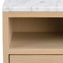 Wohnen Skandinavische Möbel|Sideboards & Kommoden*Hänge-Nachtkommode in Eiche White Wash - Loppa