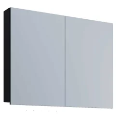 Wohnen Badezimmer Komplett*Hängende Badeinrichtung in Schwarz - Gloriella (dreiteilig)