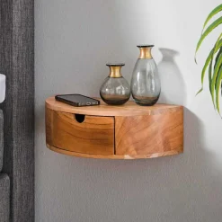 Wohnen Hängende Nachtkonsole halbrund - Lessia