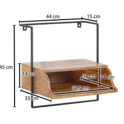 Wohnen Kommoden|Nachttische*Hängende Nachtkonsole mit Fach - Just