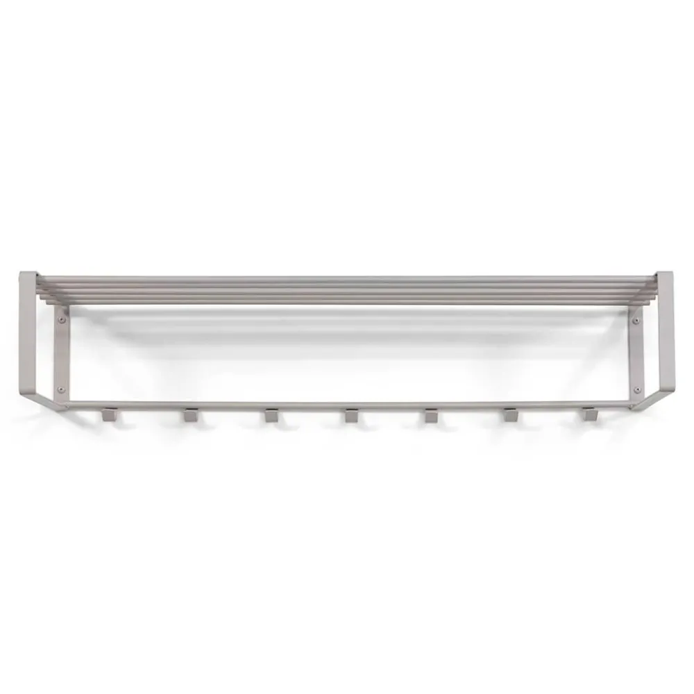 Wohnen Garderoben|Garderoben*Hängende Stahlgarderobe in Taupe - Satroni