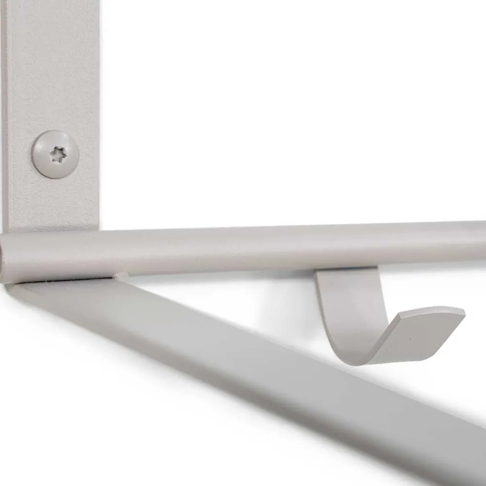 Wohnen Garderoben|Garderoben*Hängende Stahlgarderobe in Taupe - Satroni