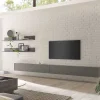 Wohnen Hängende TV Anbauwand modern - Mundo (vierteilig)