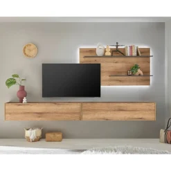 Wohnen Hängende Wohnwand Möbelset - Colomania (dreiteilig)