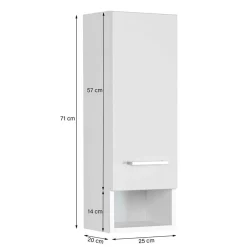 Wohnen Hängender Badschrank in Grün & Weiß - Loenixa I