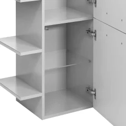 Wohnen Hängender Midi-Badschrank in Weiß - Estateas