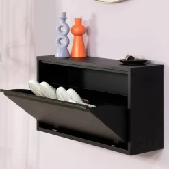 Wohnen Schuhschränke*Hängender Schuhkipper in Schwarz - Kerala