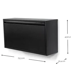 Wohnen Schuhschränke*Hängender Schuhkipper in Schwarz - Kerala