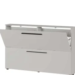 Wohnen Schuhschränke*Hängender Schuhklappenschrank in Hellgrau - Orica