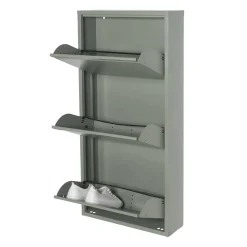 Wohnen Schuhschränke*Hängender Schuhschrank in Graugrün - Bombasti