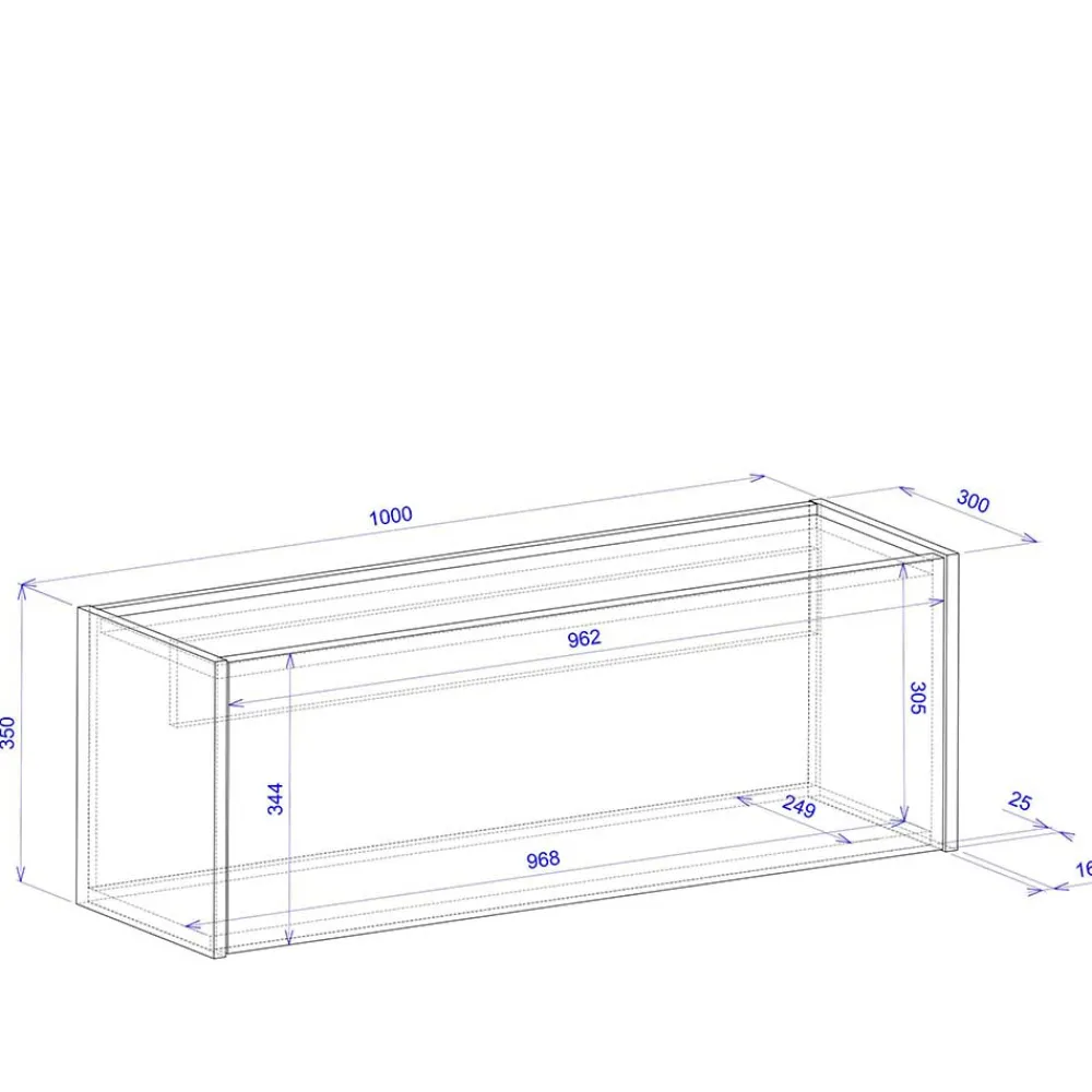 Wohnen Hängender Sekretär modern - Nonessia