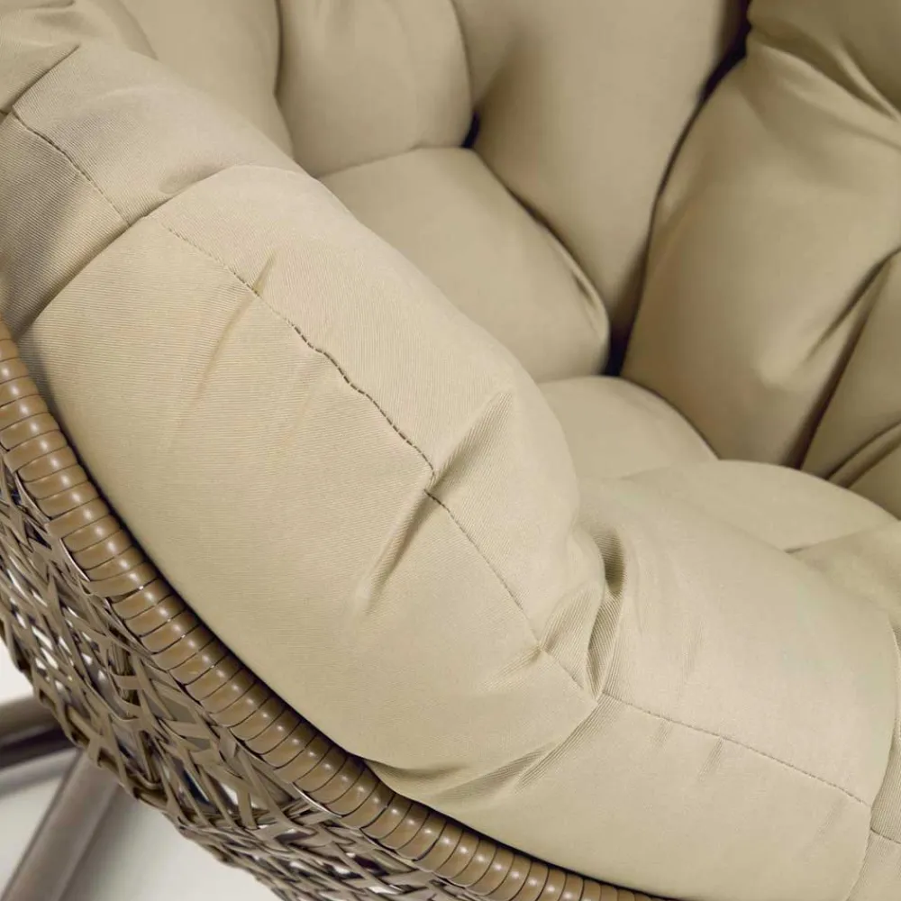 Wohnen Hängender Sessel aus Kunstrattan Geflecht - Abell