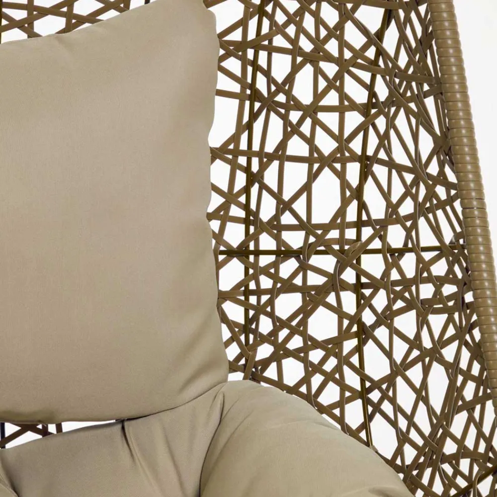 Wohnen Hängender Sessel aus Kunstrattan Geflecht - Abell