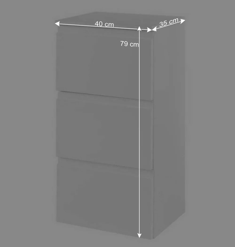 Wohnen Badschränke*Hängender Unterschrank Concetada für Badezimmer