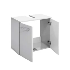 Wohnen Waschtisch|Waschbeckenunterschränke*Hängender Waschbeckenunterschrank in Weiß - Estateas