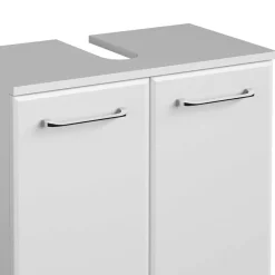 Wohnen Waschtisch|Waschbeckenunterschränke*Hängender Waschbeckenunterschrank in Weiß - Estateas