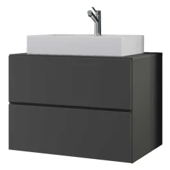 Wohnen Badschränke*Hängender Waschtisch mit Aufsatzbecken - Luzern