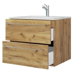 Wohnen Waschtisch|Waschbeckenunterschränke*Hängender Waschtisch mit Einlasswaschbecken - Karin