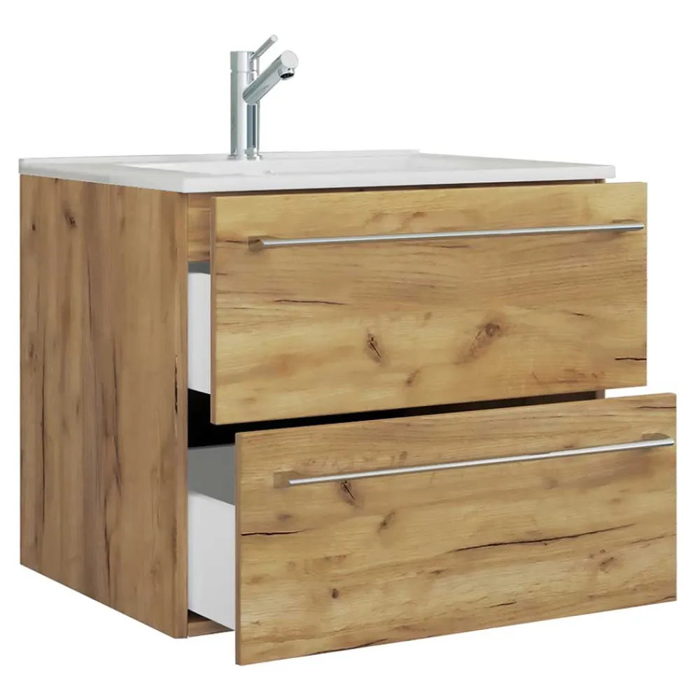 Wohnen Waschtisch|Waschbeckenunterschränke*Hängender Waschtisch mit Einlasswaschbecken - Karin