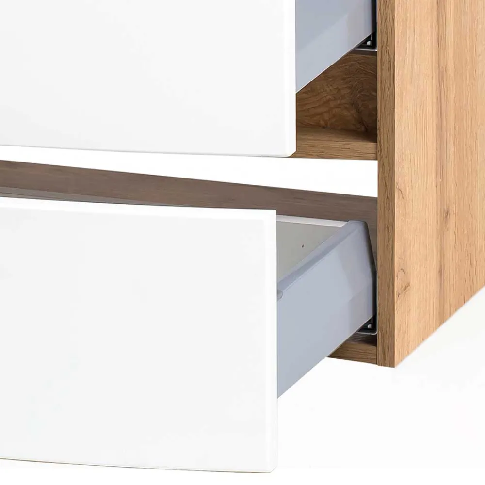 Wohnen Waschtisch|Waschbeckenunterschränke*Hängender Waschtisch mit Glas Waschbecken - Neuvana