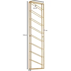 Wohnen Hängendes Designregal für Wein Flaschen - Rentiva