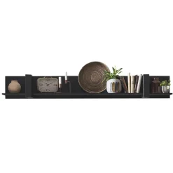 Wohnen Hängeregal in Schwarz - 180 cm - Dudleys