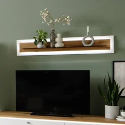 Wohnen Hängeregal mit LED Beleuchtung - Yordyn