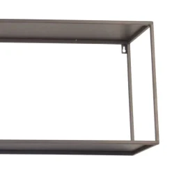 Wohnen Esszimmerregale|Regale*Hängeregal Set in Grau - Accaro (zweiteilig)