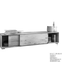 Wohnen Hängeschrank mit Schiebetüren 170x35x41 - Sinta