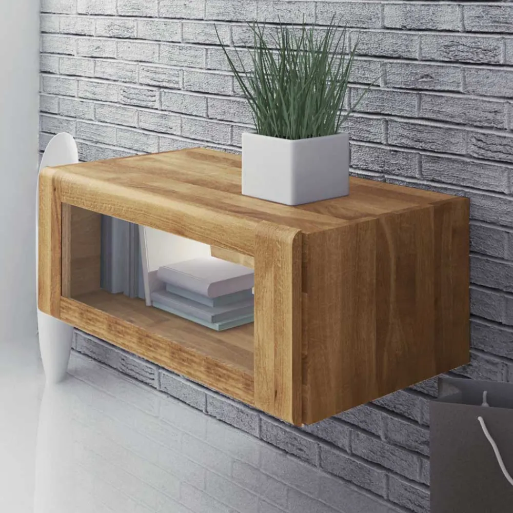 Wohnen Hängeschränkchen Vaskov mit Glasklappe