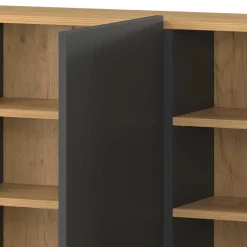 Wohnen Hänge-Schuhschrank & Rundspiegel Set - Calisian (zweiteilig)