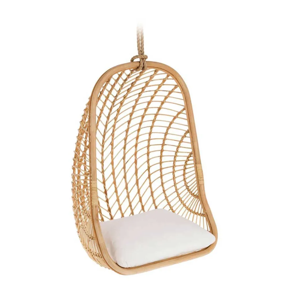Wohnen Hängesessel aus Rattan Geflecht - Glacita