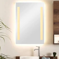 Wohnen Hängespiegel mit LED Beleuchtung - Muweja