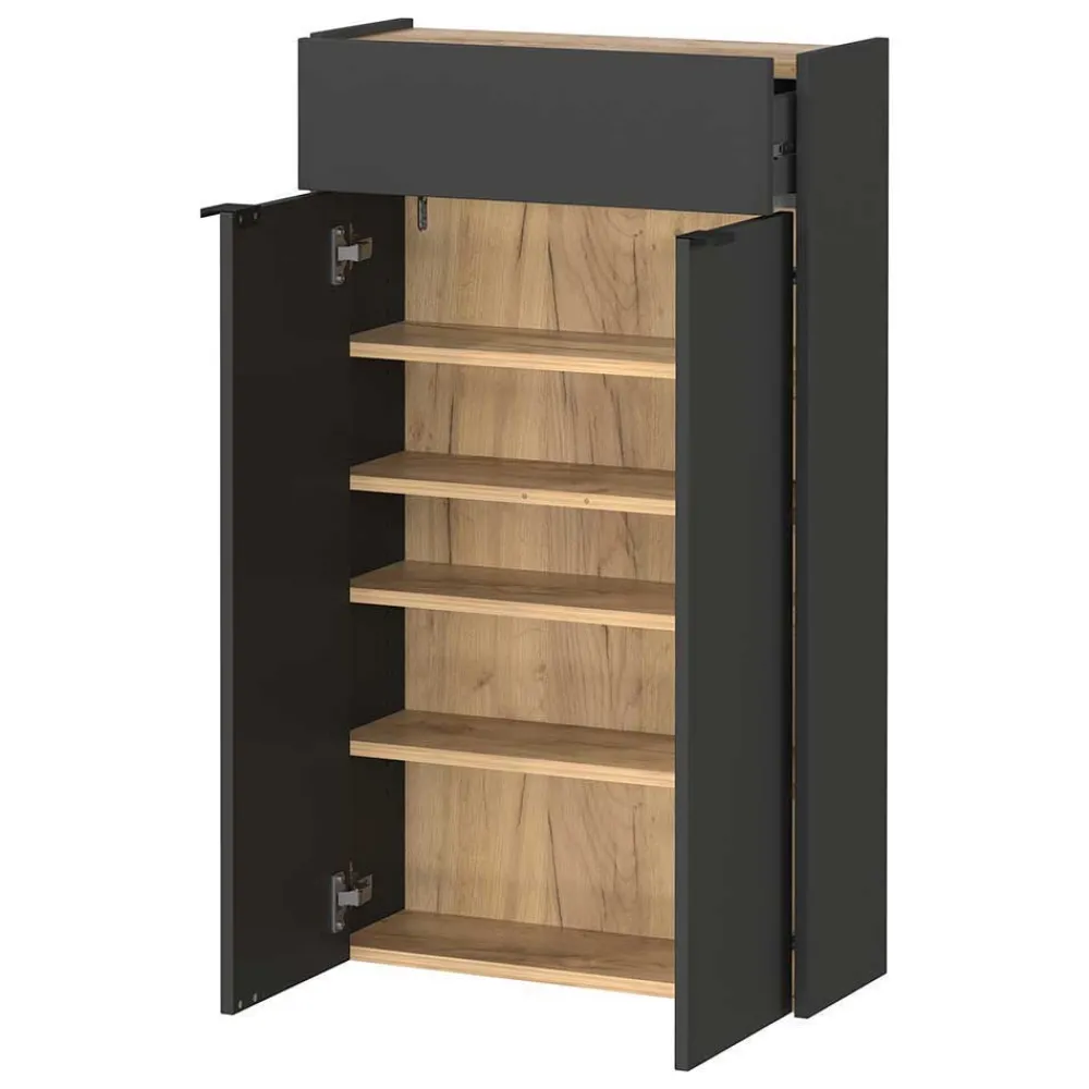 Wohnen Garderoben|Garderoben*Hänge-Vertiko & Garderobe & Spiegel - Sidgarus (dreiteilig)