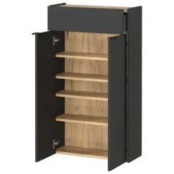 Wohnen Hänge-Vertiko & runder Spiegel - Sidgarus (zweiteilig)