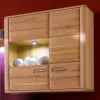 Wohnen Vitrinen|Wohnzimmer-Vitrinen*Hängevitrine Athias aus Kernbuche teilmassiv