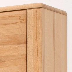 Wohnen Vitrinen|Wohnzimmer-Vitrinen*Hängevitrine Athias aus Kernbuche teilmassiv