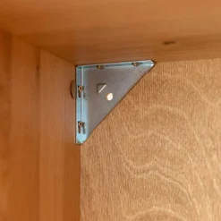 Wohnen Hängevitrine aus Eiche und Glas - Masicuri