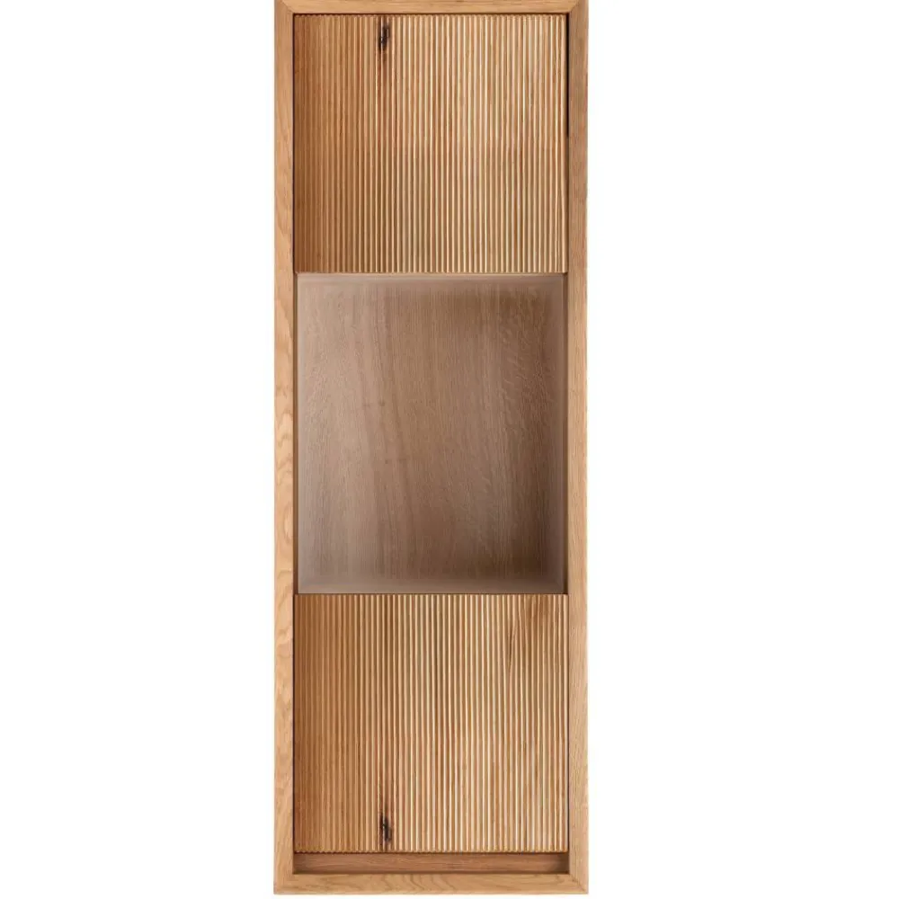 Wohnen Hängevitrine aus Wildeiche Massivholz - Fredellia